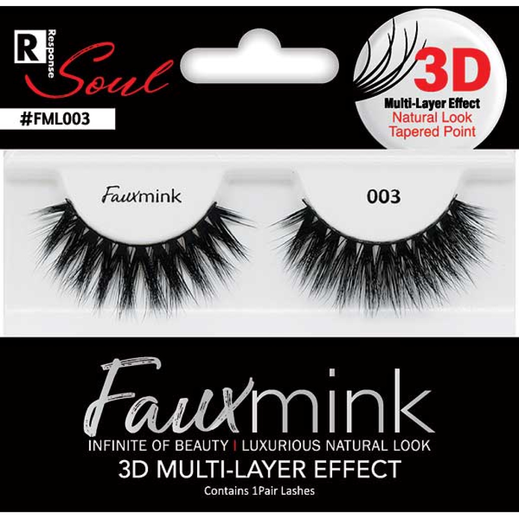 3D FAUX MINK EYELASH [003 BLACK] (6/36/288) [HY3DFM07]