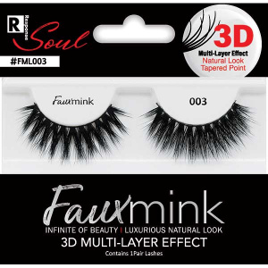 3D FAUX MINK EYELASH [003 BLACK] (6/36/288) [HY3DFM07]