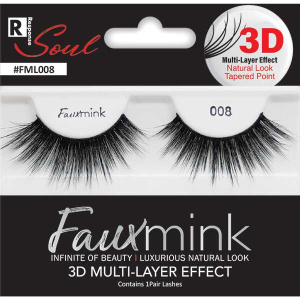 3D FAUX MINK EYELASH [008 BLACK] (6/36/288)