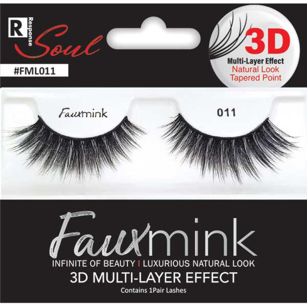 3D FAUX MINK EYELASH [011 BLACK] (6/36/288)