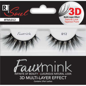 3D FAUX MINK EYELASH [012 BLACK] (6/36/288)