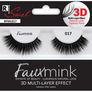3D FAUX MINK EYELASH [017 BLACK] (6/36/288)