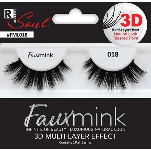3D FAUX MINK EYELASH [018 BLACK] (6/36/288)