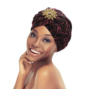 FASHION TURBAN #117 - ASSORTED(12DZ/CS)