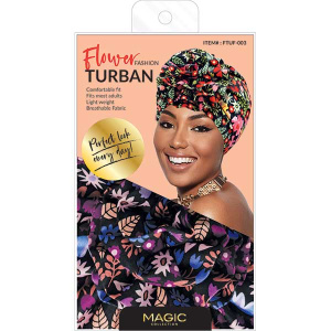 FASHION TURBAN FLOWER #003(12DZ/CS)