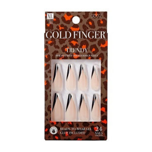 Gold Finger Trendy Nails