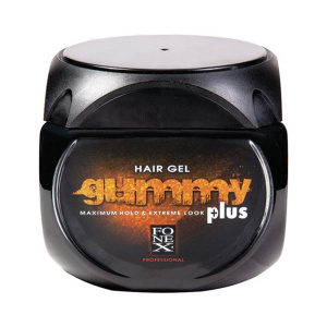GUMMY HAIR GEL PLUS [YELLOW] 7OZ (48/CS)