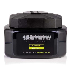 GUMMY HAIR GEL 17OZ [KERATIN] (24/CS) GREEN
