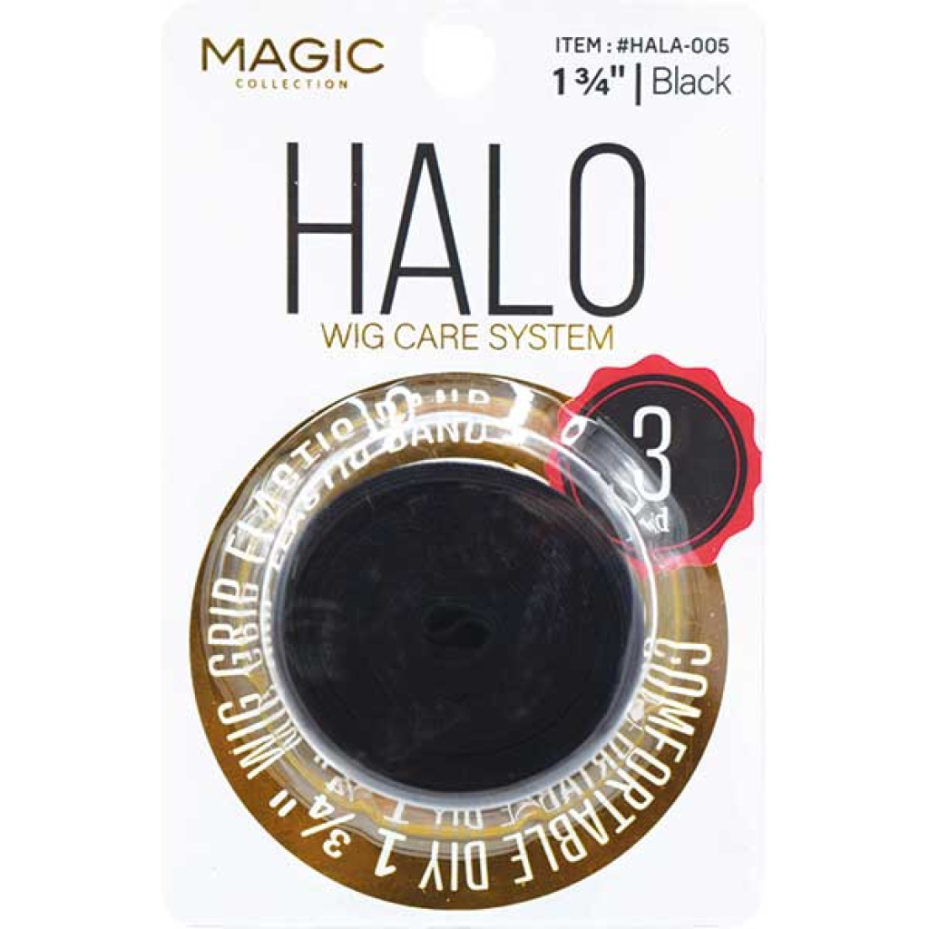 HALO WIG GRIP ELASTIC BAND 1 3/4 **BLACK**