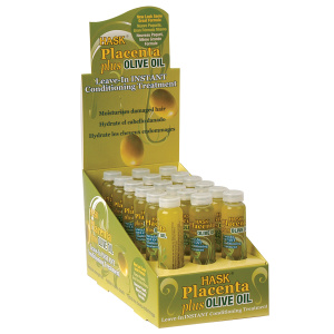 HASK PLACENTA VIALS (5/8OZ) [OLIVE OIL] (18/DS)(6DS/CS)