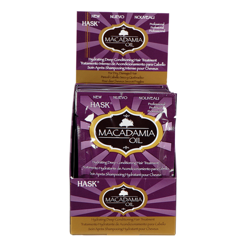 HASK MACADAMIA DEEP COND PKTS (1.75OZ) [HYDRATING] (12/2/CS)