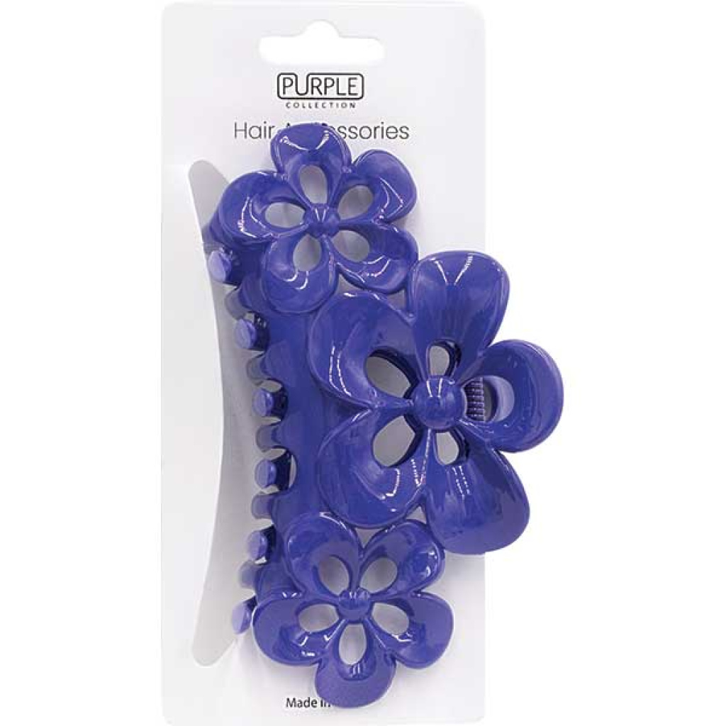 JAW CLIP LARGE (5.5") FLOWER **ASSORT** (20DZ/CS)