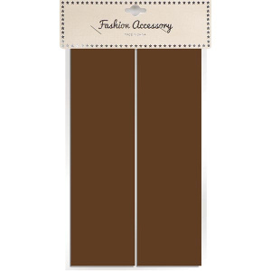 HEAD BAND (COTTON) BROWN (2.5") (24/PK)[HWR005BRO](50DZ/CS)