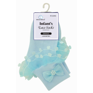 DREAM SOCKS LACE INFANT SMALL ASST