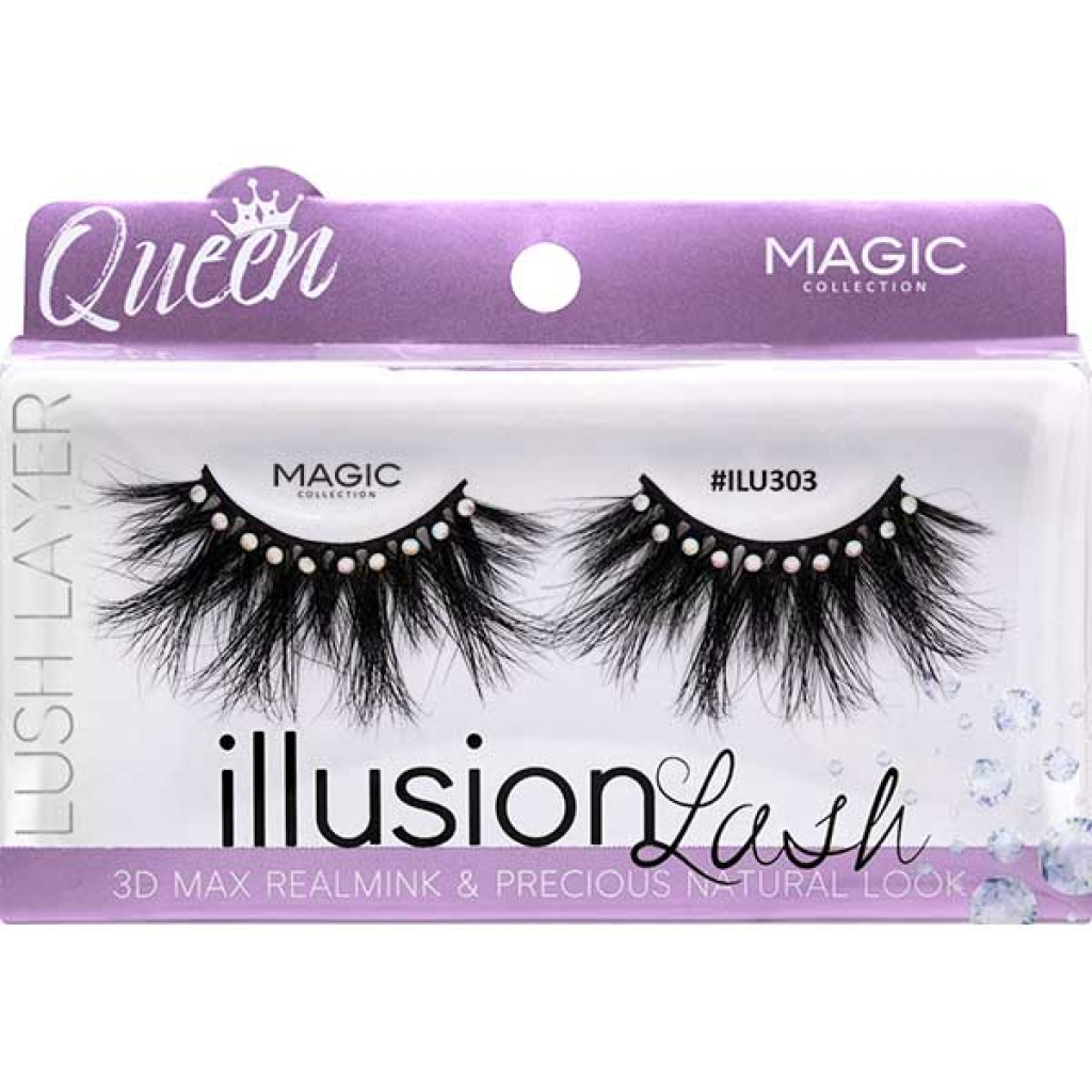 ILLUSION MINK LASH W/STONE #303 (288/CS)