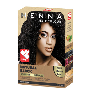 JIMY HENNA COLOR NATURAL BLACK (12/CS)