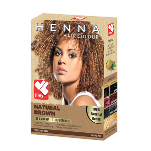JIMY HENNA COLOR NATURAL BROWN (12/CS)