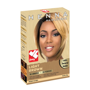 JIMY HENNA COLOR LIGHT BROWN (12/CS)