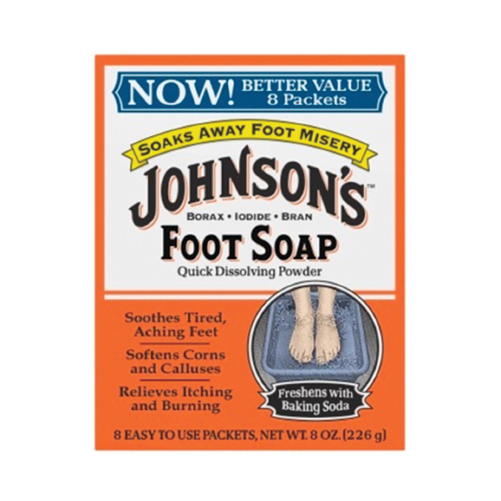 JOHNSON'S FOOT SOAP MEDICATED (8CT) (12/CS)