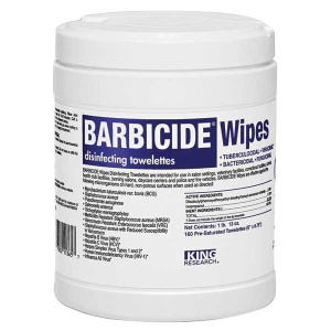 BARBICIDE SANITIZING WIPES (12/CS)