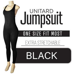 UNITARD JUMPSUIT [BLACK] (120PC/CS)