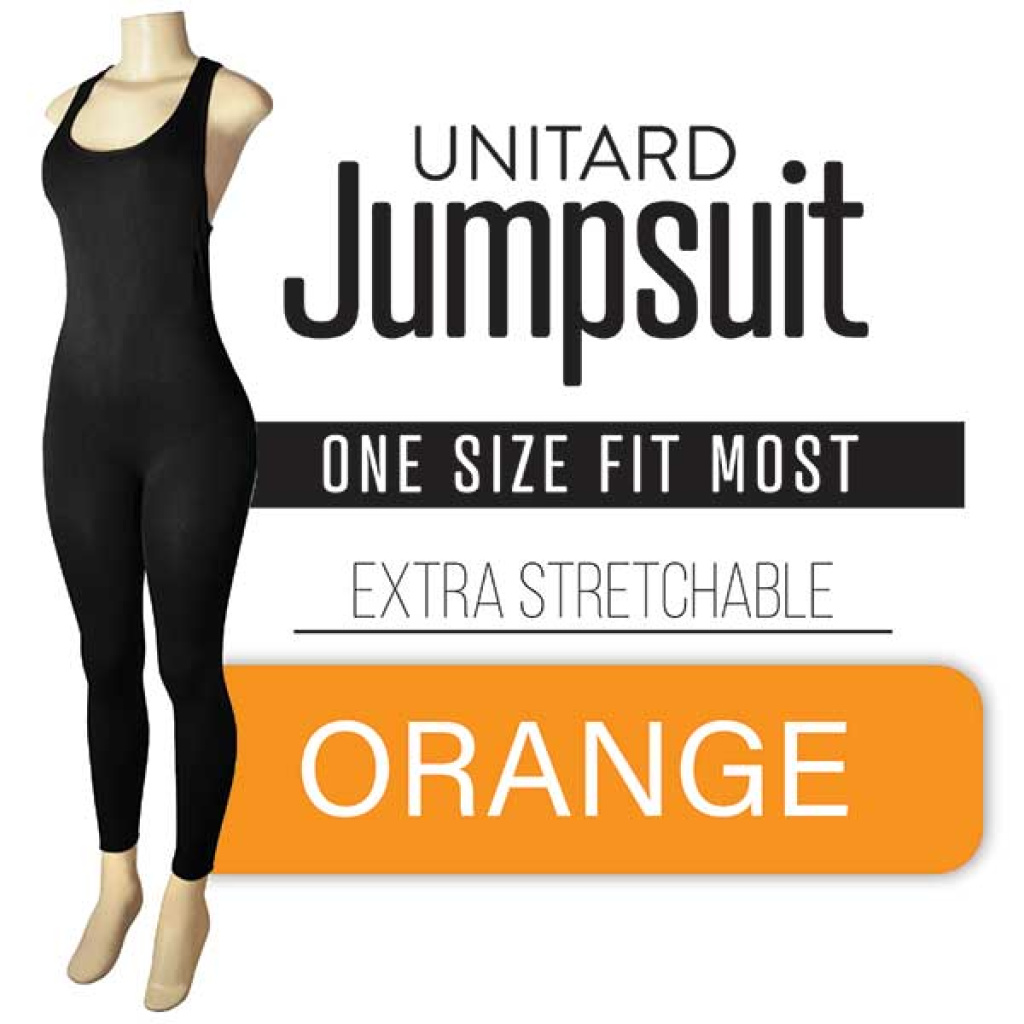 UNITARD JUMPSUIT [ORANGE] (120PC/CS)