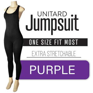 UNITARD JUMPSUIT [PURPLE] (120PC/CS)