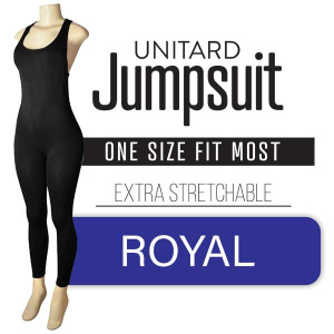 UNITARD JUMPSUIT [ROYAL] (120PC/CS)