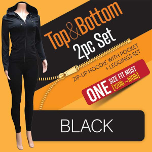 TOP&BOTTOM SET BLACK (60/CS)