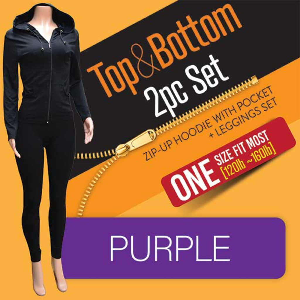 TOP&BOTTOM SET PURPLE (60/CS)