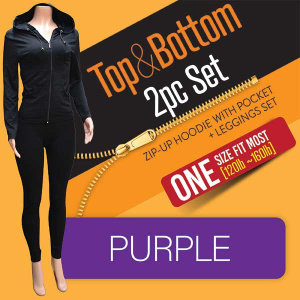 TOP&BOTTOM SET PURPLE (60/CS)