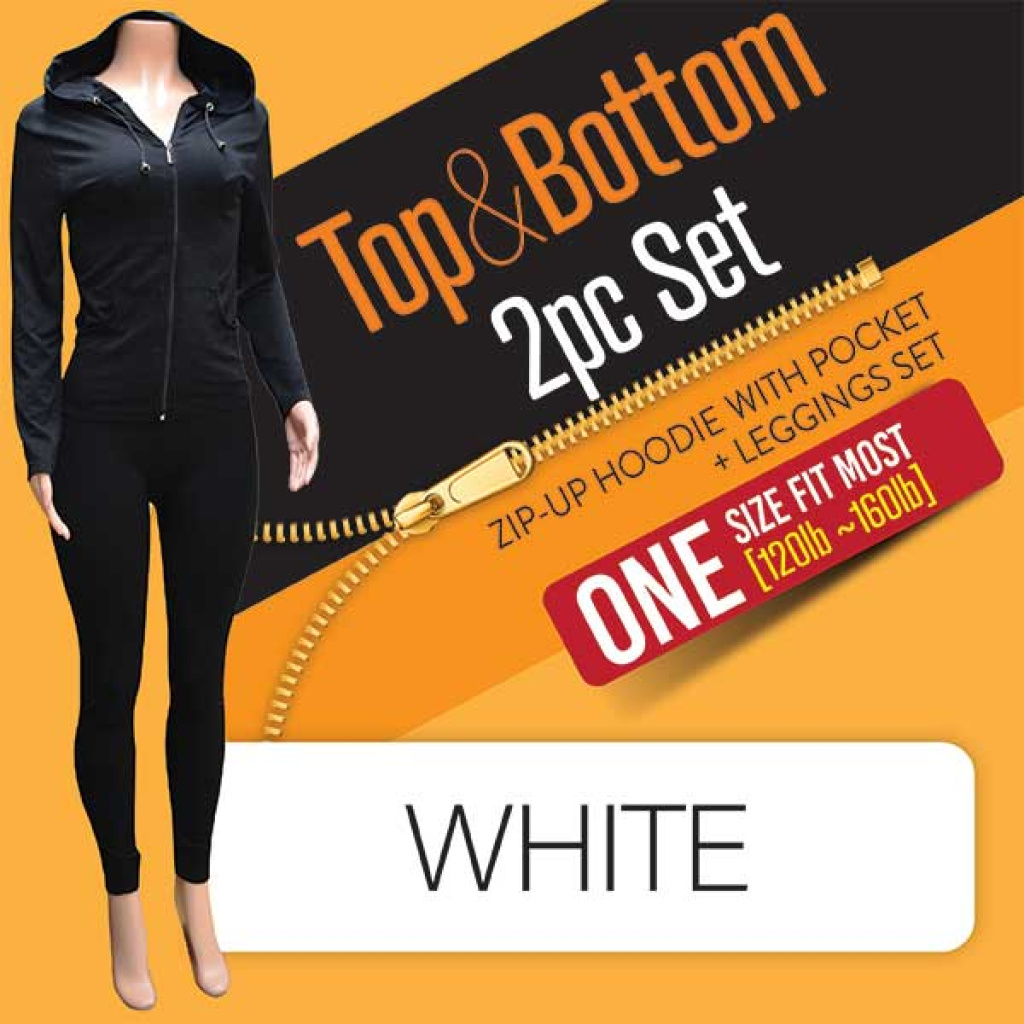 TOP&BOTTOM SET WHITE (60/CS)