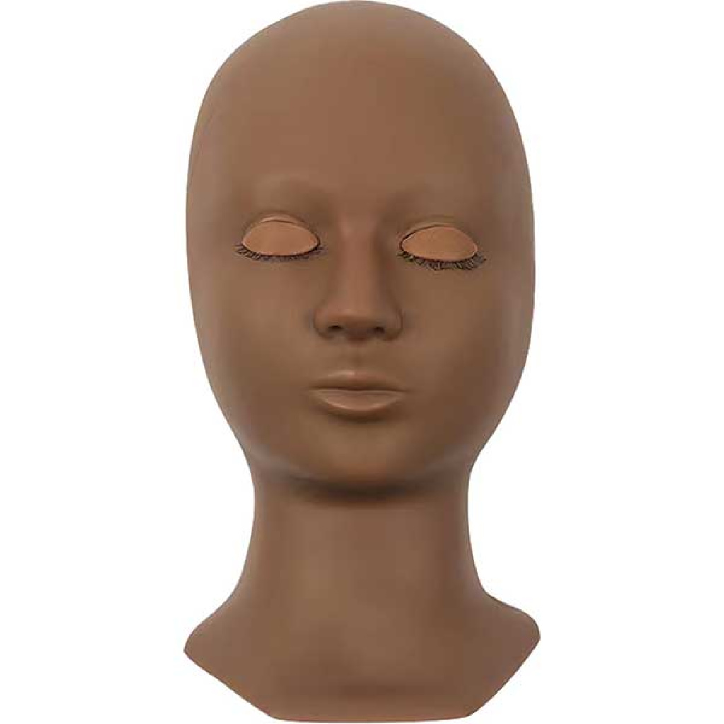 TRAINING MANNEQUIN HEAD DARK COLOR