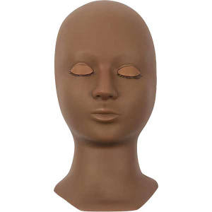 TRAINING MANNEQUIN HEAD DARK COLOR