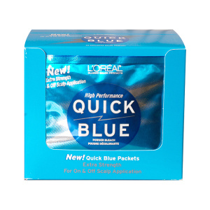 LOREAL QUICK BLUE PACKETTE DISPLAY (1OZ) (12/6/CS)