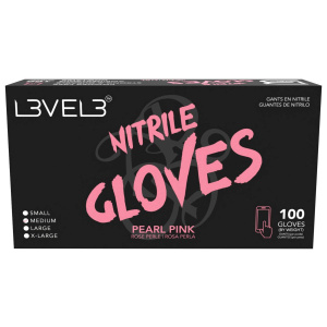 LEVEL3 NITRILE GLOVES PINK [MEDIUM]