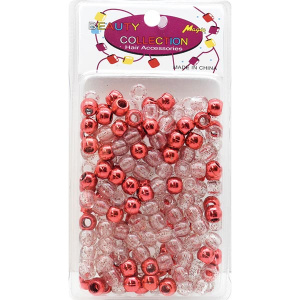 GLITTER BEAD **RED** (12DZ/CS)