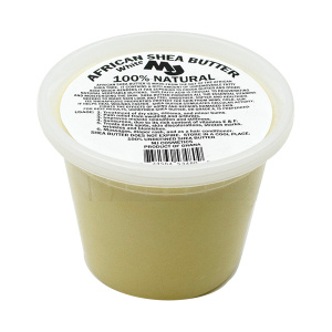 MJ 100% SHEA BUTTER WHITE 16OZ (12/CS)