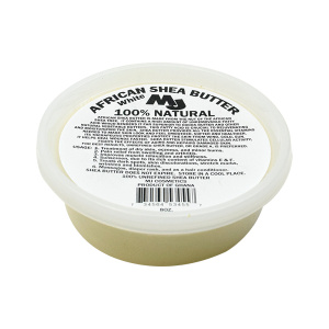 MJ 100% SHEA BUTTER WHITE 8OZ (24/CS)