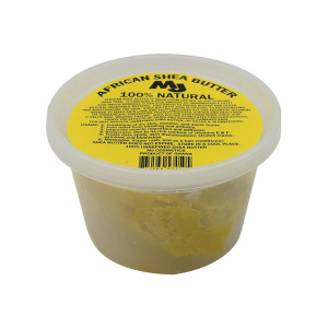 MJ 100% SHEA BUTTER YELLOW 10OZ (12/CS) [CHUNKY]
