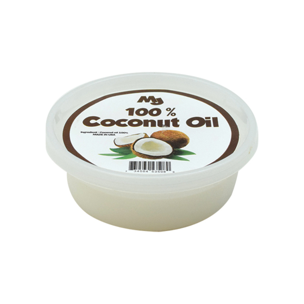 MJ 100% COCONUT OIL 8OZ (24/CS)