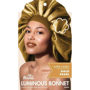 Ms. Remi Luminous Bonnet Super Jumbo, 1 Count, Gold