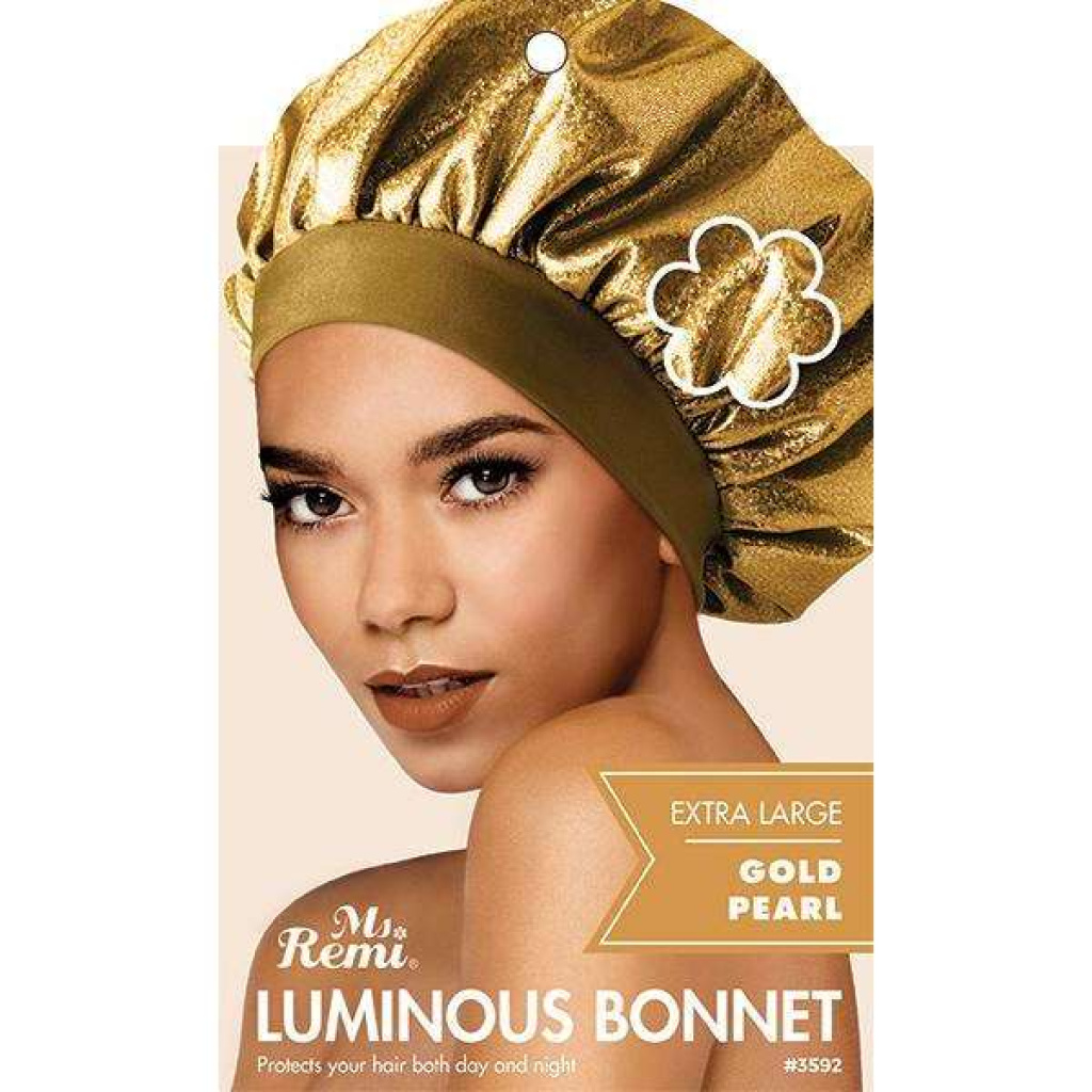 Ms. Remi Luminous Bonnet X-Large, 1 Count, Gold