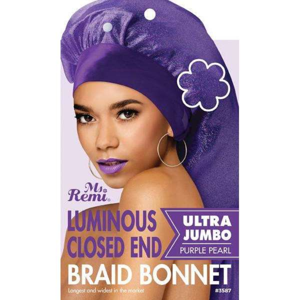 Ms. Remi Luminous Braid Bonnet Ultra Jumbo, 1 Count, Assorted Colors