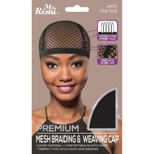 Ms. Remi Max Jumbo Braid Shower Cap, 1 Count, Black