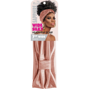 Ms. Remi Sapphire Wide Stretchy Headwrap Scarf, 1 Count, Assorted Colors
