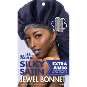 Ms. Remi Silky Satin Jewel Bonnet X-Jumbo, 1 Count, Assorted Color