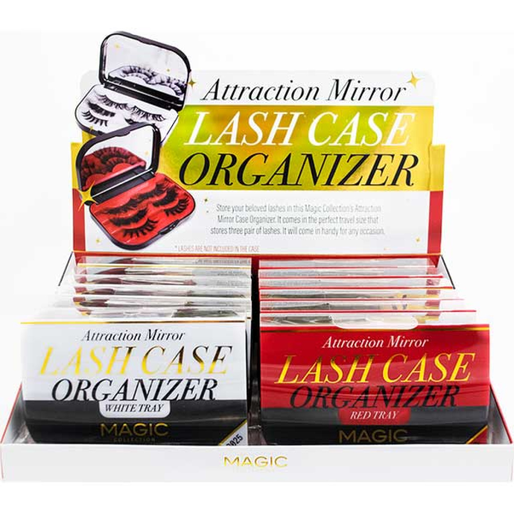 EYELASH STORAGE CASE WITH MIRROR(12EA/DS)(12DS/CS)