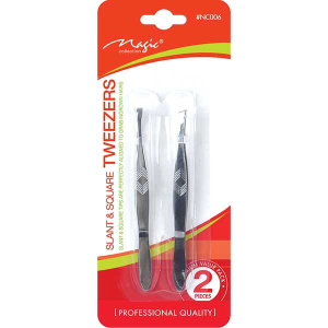 SLANT & SQUARE TWEEZER (12/288/CS)
