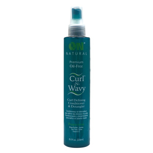 ON NAT CURL-N-WAVY PEPPERMINT DETANGLER 8 OZ